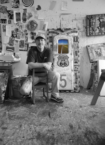 Xanadu artist Dave Newman in his studio. Dave is one of our best-selling artists, and is also one of the hardest-working people I know. If I want to reach Dave just about any time of the day or night, I call his studio where I'm always most likely to find him.