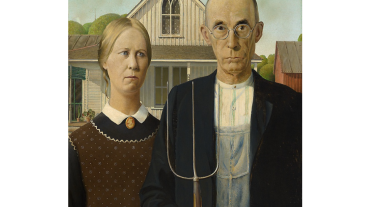 American Gothic Meaning Grant Wood Painting Interpretation