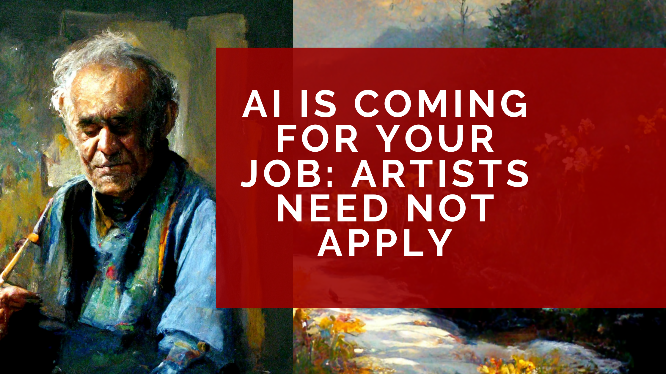 AI is coming for your job: artists need not apply - RedDotBlog